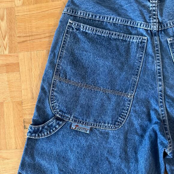 Vintage 90s Jordache Baggy Denim Carpenter Shorts JNCO Style - Picture 4 of 4